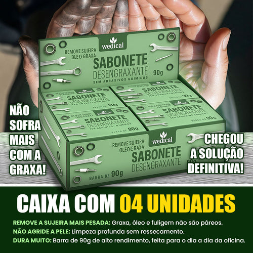 Sabonete Desengraxante - Wedical.